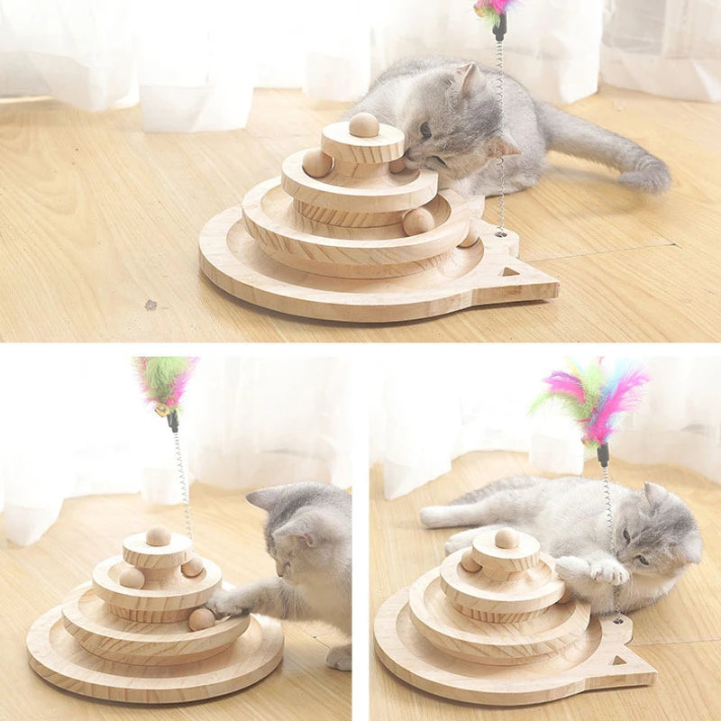 Self-Play Cat Turntable