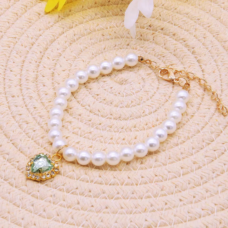 Bejeweled Cat Necklace
