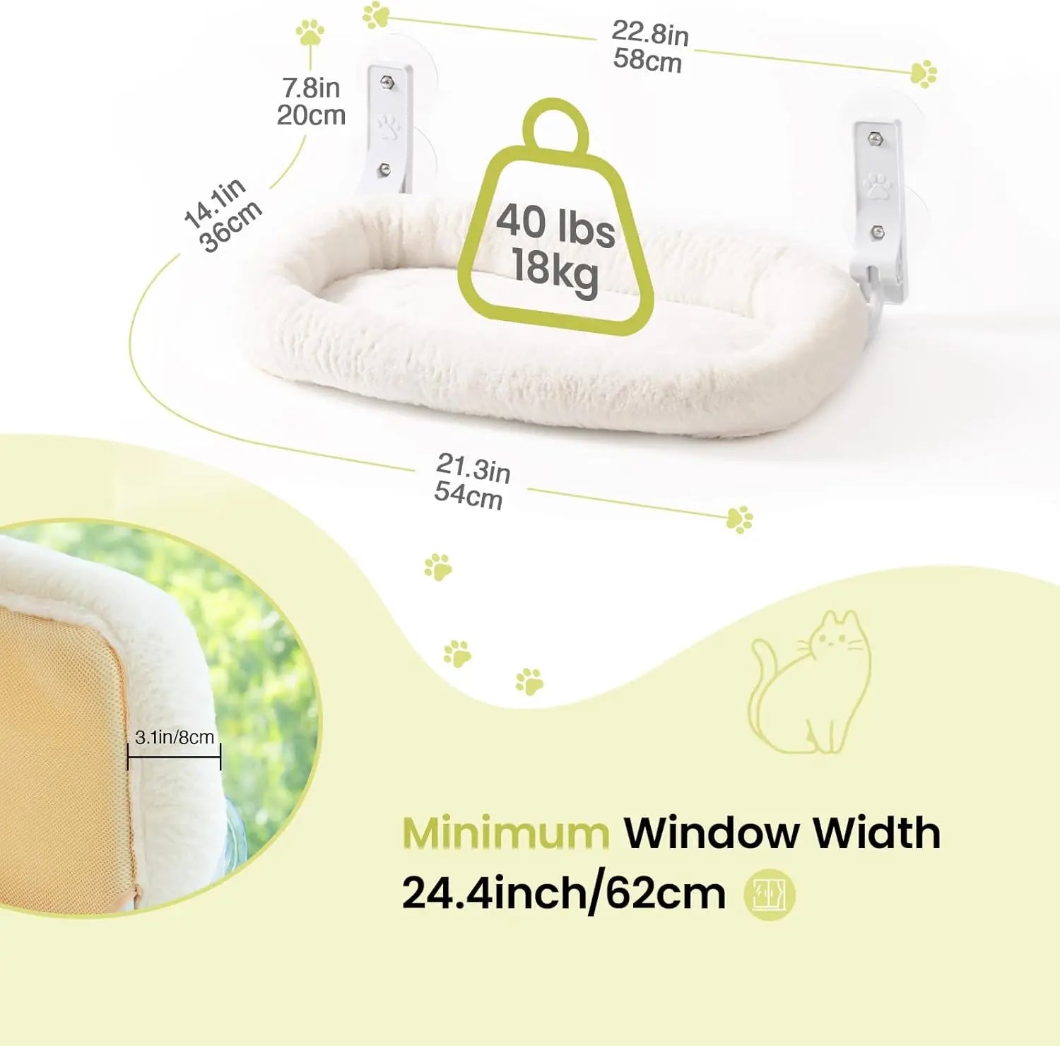 Royal Plush Cat Window Perch