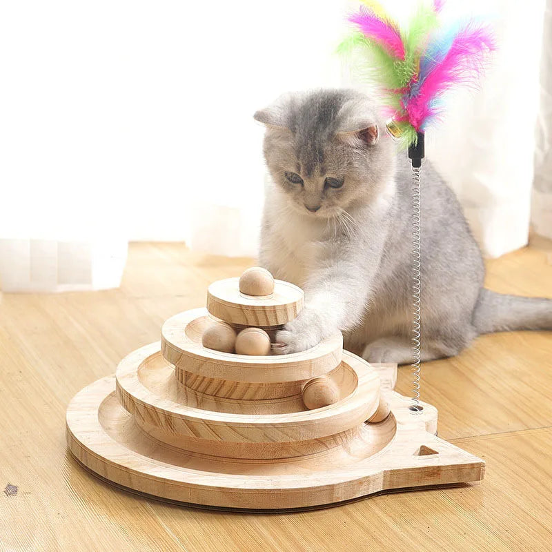 Self-Play Cat Turntable